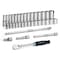 Capri Tools 3/8 in. Drive Master 6-Point Chrome Socket Set, 8 to 22 mm, with Extension and Ratchet, 35-Piece CP12320-35M-SET - alternate 1